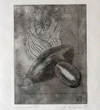 1983 stillebenmitgemuese ca.15x20